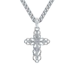 Серебряная подвеска с фианитами