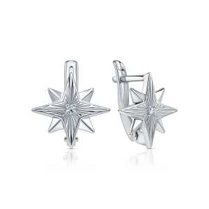 Серьги из серебра Cold Diamonds