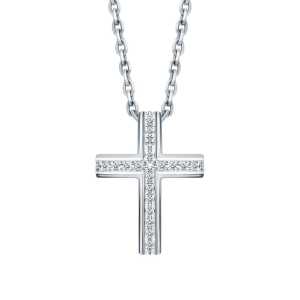 Золотая подвеска с бриллиантами природными