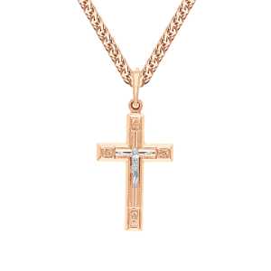 Золотой крест-подвеска