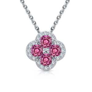 Подвеска из белого золота Cold Diamonds с сапфирами облагороженными